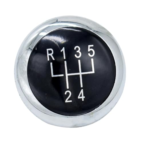 KUNYOS Schaltsack Für VW Für Passat Für B6 2005-2011 Für B7 2010-2014 5/6-Gang-Auto-Schaltknaufkappenabdeckung Chrom-Schaltkopfabdeckung Schaltmanschette(6 speed) von KUNYOS