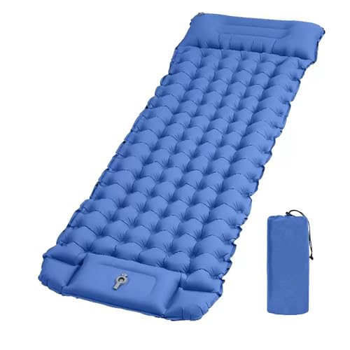 KUNYOS Tragbare Campingmatte Campingmatratze, Selbstaufblasende Isomatte mit eingebauter Fußpumpe, Ultraleichte wasserdichte Campingmatte für Camping, Wandern, Rucksackreisen, Reisen KUNYOS Tragbare Campingmatte Campingmatratze, Selbstaufblasende Isomatte mit eingebauter Fußpumpe, Ultraleichte wasserdichte Campingmatte für Camping, Wandern, Rucksackreisen, Reisen von KUNYOS