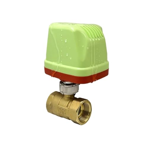 Magnetventil 1/2 "3/4" 1 "2" wasserdichtes motorisiertes Kugelventil 220 V 12 V 24 V elektrisches Messingkugelventil 3-Draht-/2-Draht-Kugelventile Ventil(2",12VDC_CR03) von KUNYOS