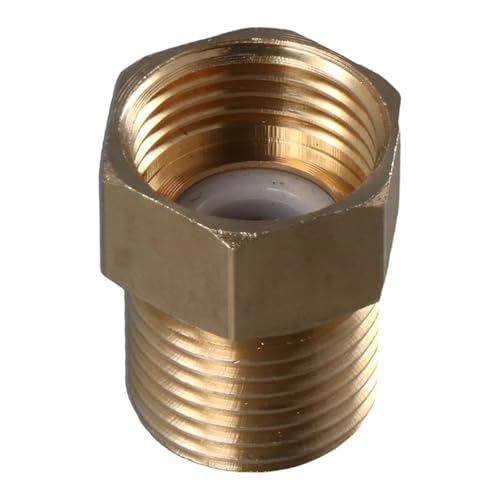 Magnetventil 1/2 "Gold Messing Einwegventil Rückschlagventil Rückfluss Weiblich Zu Männlich Gewinde Ozon Widerstand Öl Wasser Gas Nicht Rückkehr Ventil von KUNYOS