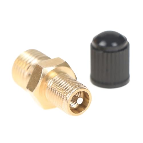 Magnetventil 1/4 NPT 1/8 M10 * 1 Reifen Ventil Core Motorrad Tubeless Schraube Druck Überwachung Kupfer Ventil(B) von KUNYOS