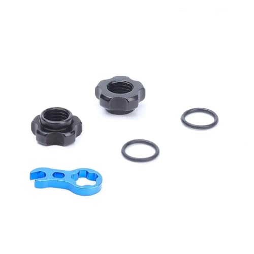 Magnetventil 1 Set Vakuum Reifen Düse Schloss Mountainbike Ventil Mutter mit Installieren Schlüssel MTB Road Fahrrad Tubeless Kappe Ventil Magnetventil 1 Set Vakuum Reifen Düse Schloss Mountainbike Ventil Mutter mit Installieren Schlüssel MTB Road Fahrrad Tubeless Kappe Ventil von KUNYOS
