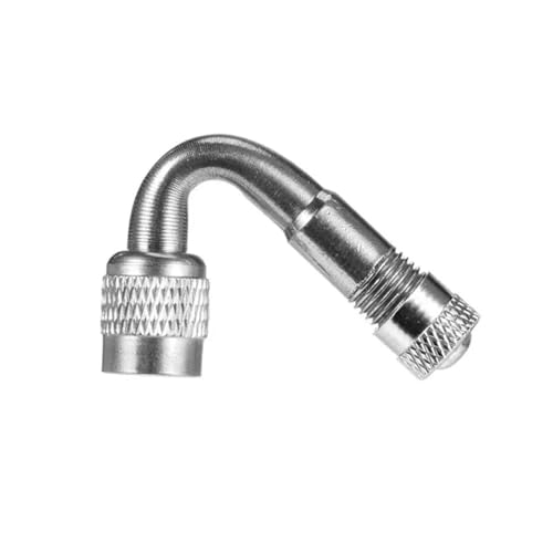 Magnetventil 1 Stück 45/90/135 Grad Winkel Messing Luftreifen Ventilschaft mit Verlängerungsadapter for Auto LKW Motorrad Ventil(7) von KUNYOS