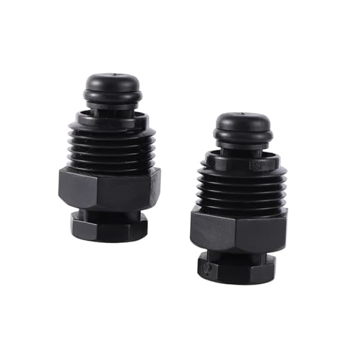 Magnetventil 10 Stücke 1/2 "Außengewinde Automatische Mini Auslassventil Bewässerungssystem Entlüftungswasserleitung Fitting Schlauchaufnahme Ventil von KUNYOS