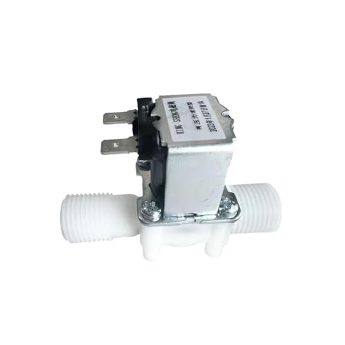 Magnetventil 12V 24V 110V 220V Normalerweise geschlossenes Magnetventil Außengewinde Kunststoff Offenes Wasser Ventil(1/2",12V_NORMALLY CLOSED) von KUNYOS