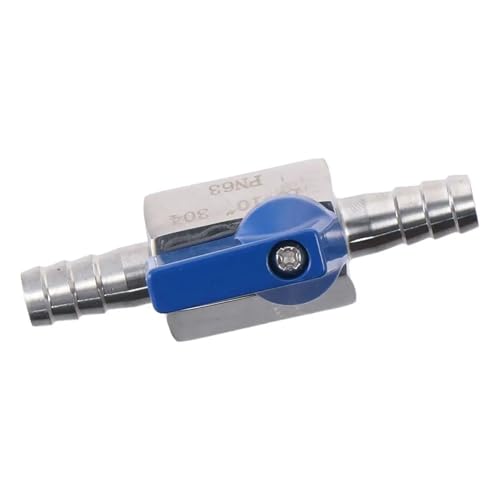 Magnetventil 3/8 Schlauch-ID Barb Kugelhahn Mini-Absperrung for Wasser, Gas, Kraftstoff, Tropfbewässerung und Aquarien Ventil von KUNYOS