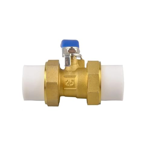 Magnetventil Doppelter, hochtemperaturbeständiger Kugelhahn aus Kupfer for Haushaltsgeräte/Wasserhähne Ventil(PPR50) von KUNYOS