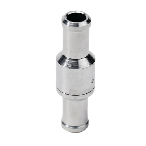 Magnetventil Ersatz-Rückschlagventil Kraftstoff Wasser Gas Inline Aluminium Kopf Check Einweg-Rollover Langlebig Ventil(6mm) von KUNYOS