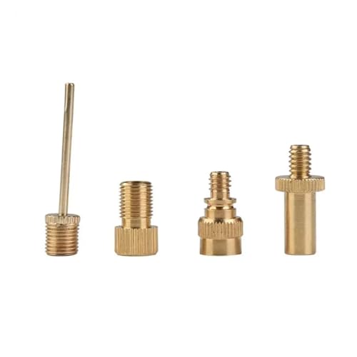 Magnetventil Fahrrad Konverter Pumpe Ventil Adapter Set Basketball Pneumatische Nadel Ventil(4pcs) von KUNYOS