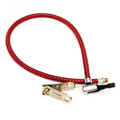 Magnetventil Fahrrad Motorrad Inflator Schlauch Aufblasbare Pumpe Extension Tube Adapter Luft Ventil von KUNYOS