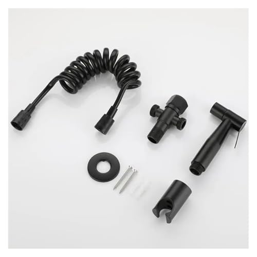 Magnetventil Handheld-WC-Bidet-Sprüher mit Messingventil Edelstahl-Bidet-Dusche Hygienische Duschwand Ventil(Style2-1ets) von KUNYOS