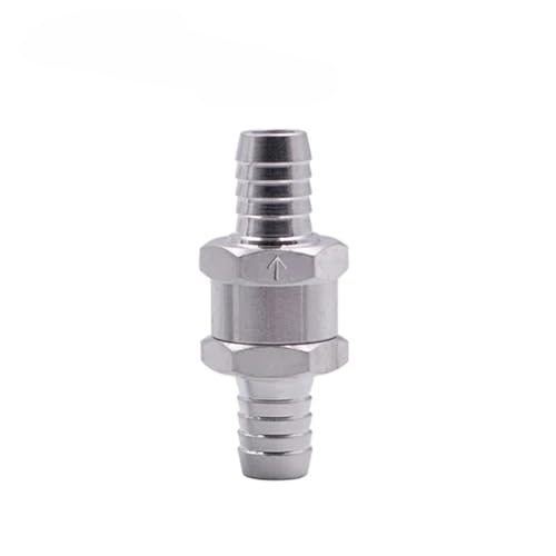 Magnetventil Kraftstoff Rückschlagventil 6/8/10/12mm Aluminiumlegierung Benzin Diesel Wasserleitung Ein Weg Ventil(2pcs 12mm) von KUNYOS