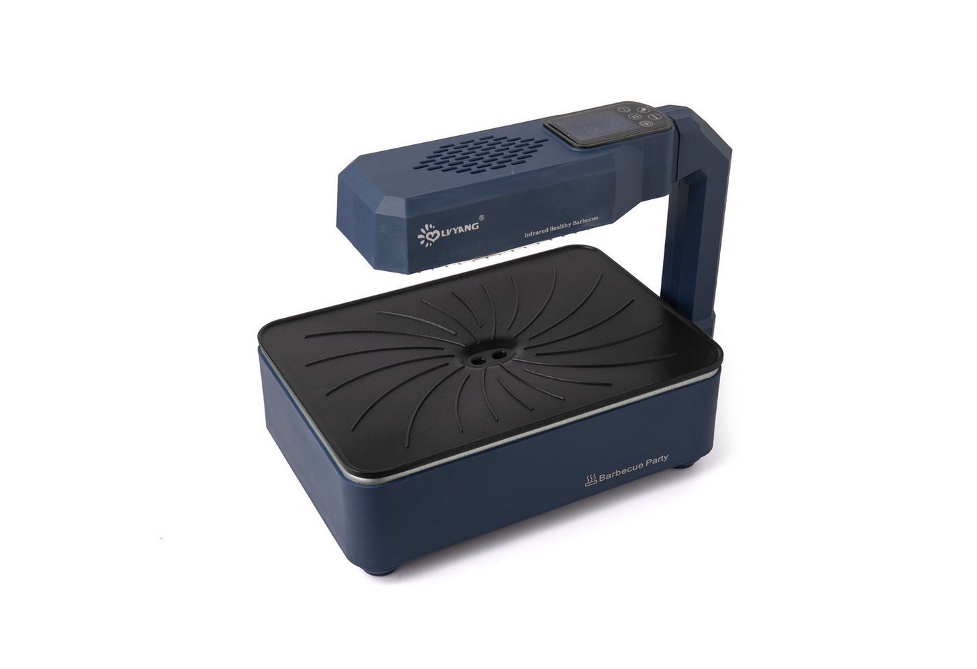 KUPU Elektrogrill Multifunktionale Elektrogrillplatte, mit 3D-Infrarot und Touchscreen KUPU Elektrogrill Multifunktionale Elektrogrillplatte, mit 3D-Infrarot und Touchscreen von KUPU