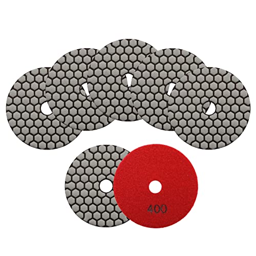 KURSTOL Diamant Polierscheibe Set Trocken - 4″/100mm 7st Polierpads Körnung 400, Granit Marmor Kunststein Quarz KURSTOL Diamant Polierscheibe Set Trocken - 4″/100mm 7st Polierpads Körnung 400, Granit Marmor Kunststein Quarz von KURSTOL