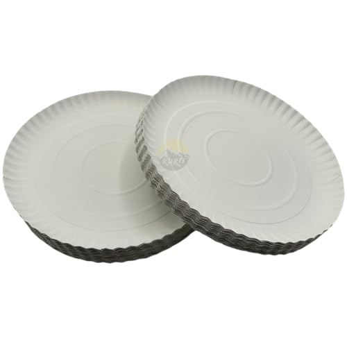 KURTT - 200 Stück Pappteller - Ø 28cm - Pappteller - Einwegteller Pappteller -Einweggeschirr - Kuchenteller - Partyteller - Pappteller - Kuchenteller - Kuchenteller KURTT - 200 Stück Pappteller - Ø 28cm - Pappteller - Einwegteller Pappteller -Einweggeschirr - Kuchenteller - Partyteller - Pappteller - Kuchenteller - Kuchenteller von KURTT