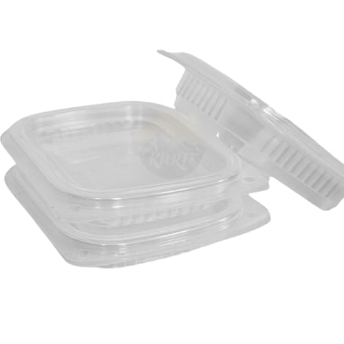 KURTT - Salatschale - Gefrierbehälter - wiederverwendbare Behälter - Frischhaltebehälter - mit festem Deckel - 125ml - 100% recycelbar - 50 Stück KURTT - Salatschale - Gefrierbehälter - wiederverwendbare Behälter - Frischhaltebehälter - mit festem Deckel - 125ml - 100% recycelbar - 50 Stück von KURTT