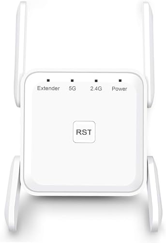 KURUI WLAN Repeater AC1200 Dualband 5GHz/2.4GHz bis zu 13800sq.ft, Kompatibel mit Allen WLAN-Geräten, Einfache Einrichtung, 2025 Neueste, C-WR-C003 KURUI WLAN Repeater AC1200 Dualband 5GHz/2.4GHz bis zu 13800sq.ft, Kompatibel mit Allen WLAN-Geräten, Einfache Einrichtung, 2025 Neueste, C-WR-C003 von KURUI