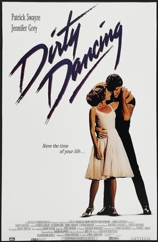 KUSTOM ART Bild Serie Poster Film Promis Dirty Dancing mit Patrick Swayze Druck auf Holz 30 x 21 cm. von KUSTOM ART