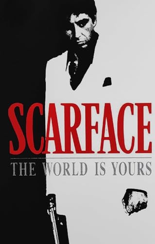 KUSTOM ART Bild Serie Poster Große Filme Scarface mit Al Pacino Druck auf Holz 30 x 21 cm. von KUSTOM ART