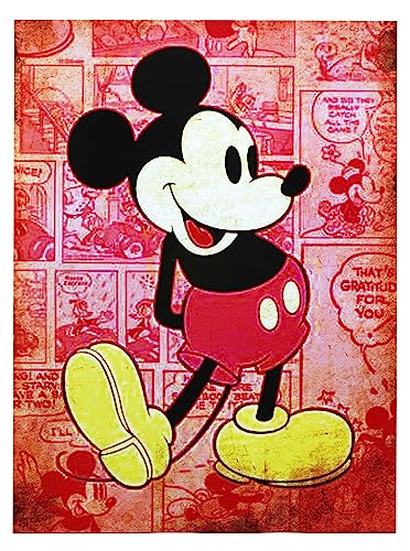 KUSTOM ART Disney Mickey Mouse Poster Serie Figuren ohne Rahmen Kunstdruck auf beschichtetem Papier 40 x 30 cm von KUSTOM ART