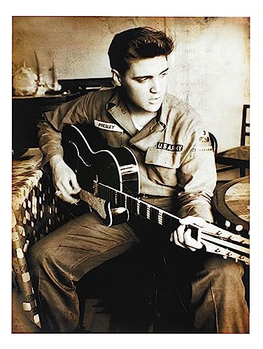 KUSTOM ART Elvis Presley Wandposter Serie berühmte Hollywood-Schauspieler, ungerahmt, Kunstdruck, 40 x 30 cm von KUSTOM ART