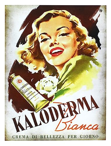 KUSTOM ART Retro Vintage Werbung Serie (Kaloderma weiß) ungerahmter Kunstdruck auf beschichtetem Papier, 40 x 30 cm von KUSTOM ART