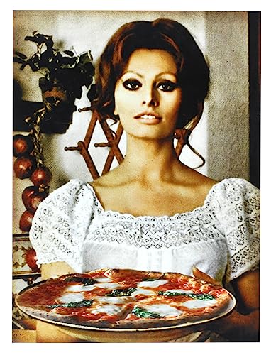 KUSTOM ART Sofia Sophia Loren Serie berühmte italienische Schauspieler, ungerahmt, Kunstdruck, 40 x 30 cm von KUSTOM ART