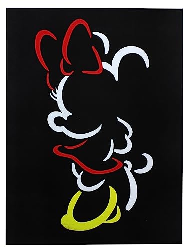 KUSTOM ART Wandbild Serie Disney Mickey Mouse Minnie Mouse ohne Rahmen, Kunstdruck auf beschichtetem Papier, 40 x 30 cm von KUSTOM ART