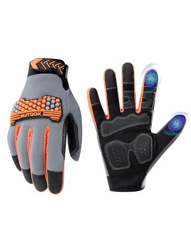 KUTOOK Schutzhandschuhe Schnittfeste Stichfeste Handschuhe Arbeitshandschuhe Schnittschutzhandschuhe Kettensäge Schweißerhandschuhe Grau 2XL KUTOOK Schutzhandschuhe Schnittfeste Stichfeste Handschuhe Arbeitshandschuhe Schnittschutzhandschuhe Kettensäge Schweißerhandschuhe Grau 2XL von KUTOOK