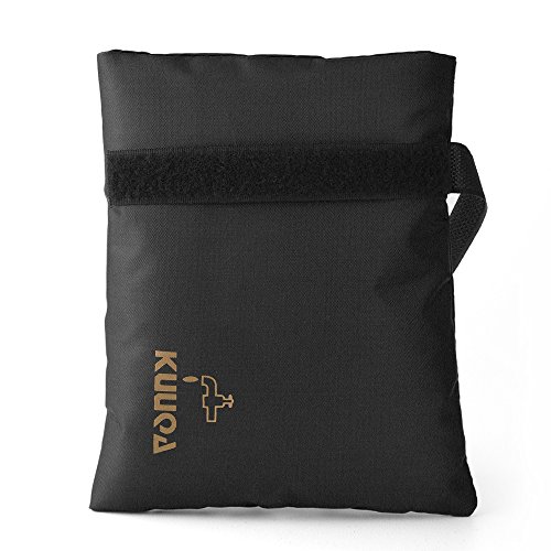 Kuuqa Wasserhahn Frostschutz Draussen Wasserhahn Hülle Wasserhahn Abdeckung Draußen Garten Wasserhahn Socken für Frostschutz, Schwarz von KUUQA