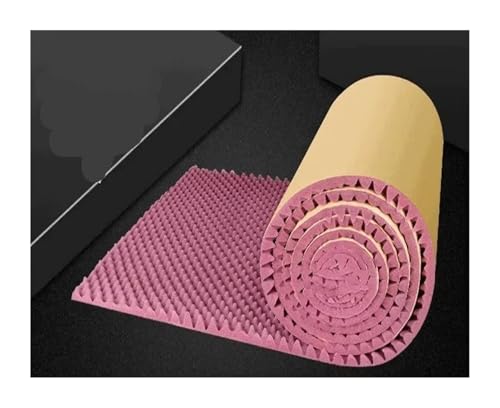 Motorhaube Schallschutzmatte 1 Stück Akustikschaum Selbstklebende Schallschutzplatten Eierform Mit Hoher Dichte Für Studio-, KTV- Und Büro-Wandpaneele, 50 X 200 Cm(Violett,2cm) von KUVIEZ