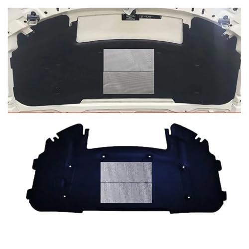 Motorhaube Schallschutzmatte Auto Motorhaube Sound Abckungen Isolierung Baumwolle Teppich Zubehör Für 3 Serie E90 E91 E92 E93 335i 320d 2005 2006 2007 2008 2009 2010 2011(Style B) von KUVIEZ