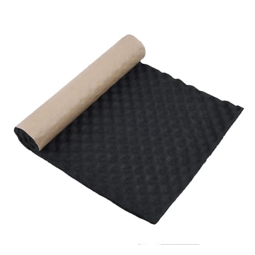 Motorhaube Schallschutzmatte Autohaube Schallschutz Akustische Isolierung Matte Proofing Trittschalldämmung Selbstklebende High Density Foam Baumwolle Eierkiste(50x500cm) von KUVIEZ
