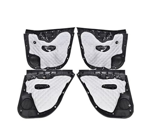Motorhaube Schallschutzmatte Für Toyota Für RAV4 2020 2021 2022 2023 2024 Autotüren Schallschutzpolster Motorhaub Auto-Kofferraum-Baumwollmatte Borte(Doors 4piece) von KUVIEZ