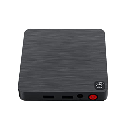 KUYIA Mini Desktop Computer Mini PC Micro Computer T4 Pro Windows 10 Celeron N3350 4GB RAM 64GB Supports 4K HD Dual HDMI Dual WiFi (2.4G+5.8G) Ethernet 1000M USB 3.0x4 BT 4.0 von KUYIA