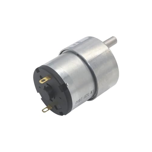 37 mm 12 V DC-Getriebe Elektromotor Getriebemotor 24 V gebürsteter Gleichstrommotor 7 U/min bis 960 U/min mit Reduzierstück Mini-Motor Reduzierstück(66 RPM) von KVEIYIIC
