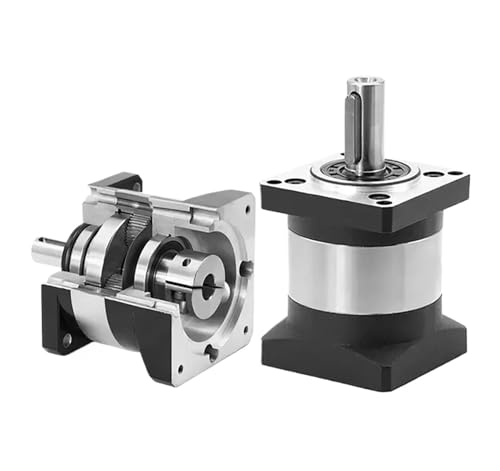 KVEIYIIC 1 stücke Nema 23 57mm Schrittmotor Minderer Getriebe Verhältnis 5:1 10:1 Schritt-unten Getriebe 6.35/8mm Eingang 14mm Welle(Ratio 100 to 1) von KVEIYIIC