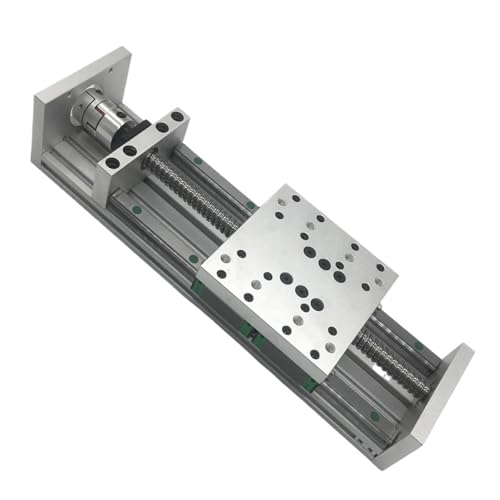 KVEIYIIC 100mm Breite Doppel Linear Guide Schiebe Tisch SFU1605/1610 Kugelumlaufspindel 50-1200mm Linear Antrieb 4PCS HGR15(SFU1605-800MM) von KVEIYIIC