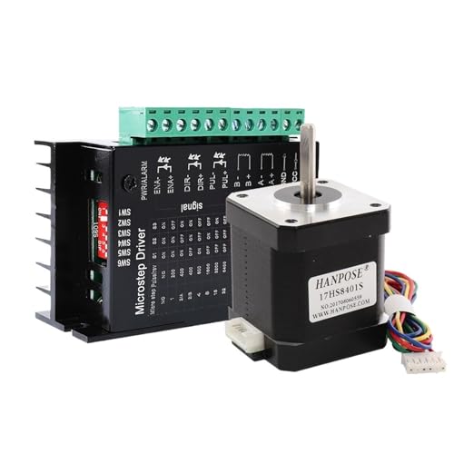 KVEIYIIC 4-Leiter 1,8 Grad 17 Schrittmotor 17HS8401S Treiber TB6600 1,8A 52N.cm von KVEIYIIC