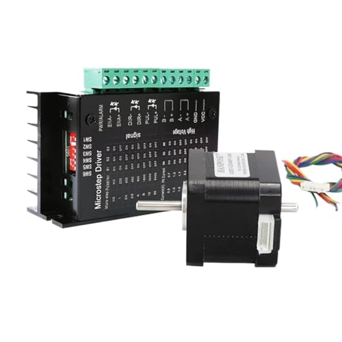 KVEIYIIC 4-Leiter-Doppelachsen-Schrittmotor 1,7 A 40 N.cm 42 Motor 17 17HS4401S-SZ Motor mit TB6600-Treiber KVEIYIIC 4-Leiter-Doppelachsen-Schrittmotor 1,7 A 40 N.cm 42 Motor 17 17HS4401S-SZ Motor mit TB6600-Treiber von KVEIYIIC