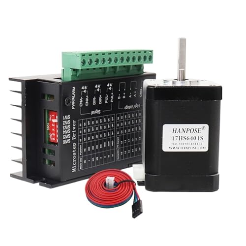KVEIYIIC 42 Motor 2-phasig 1,8 Grad 17HS6401S Treiber TB6600 passend for 3D-Drucker Nema17 Motortreiber KVEIYIIC 42 Motor 2-phasig 1,8 Grad 17HS6401S Treiber TB6600 passend for 3D-Drucker Nema17 Motortreiber von KVEIYIIC