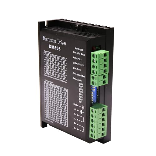 KVEIYIIC 5 Stück 12V Nema17/23 Motortreiber 2 Phasen max. 4,2A passend for 57 86 Serie Motor 3D Drucker Überwachungsgeräte 20-50 VDC DM556 KVEIYIIC 5 Stück 12V Nema17/23 Motortreiber 2 Phasen max. 4,2A passend for 57 86 Serie Motor 3D Drucker Überwachungsgeräte 20-50 VDC DM556 von KVEIYIIC
