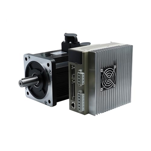 KVEIYIIC AC-Servomotor 2,6 kW 130ST-M10025 10 N.m 2500 U/min 2600 W 220 V 380 V Einphasenmotor passend for T3L-L30F-GABF-Treiber(with Brake 380V) von KVEIYIIC