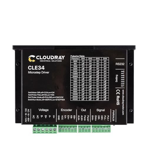 KVEIYIIC Nema34 Digital Closed Loop Schrittmotortreiber Schritttreiber for Nema 34 Schrittmotor 3D-Drucker-Schneidemaschine von KVEIYIIC