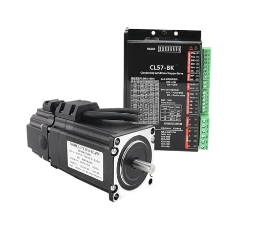 KVEIYIIC Servomotor 57EH76-YC-PD + CL57-BK Treiberbremse Closed-Loop-Motor 4.0A 2.2Nm 83/100MM Schrittmotor Nema23(57EH83-YC-PD-CL57-BK) von KVEIYIIC