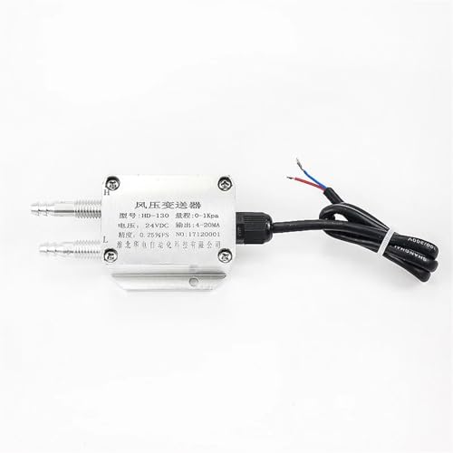 Positiver und negativer 0-10-V-Differenzdrucktransmitter/Drucksensor(LED 4-20mA,-5-0Kpa) von KVEIYIIC