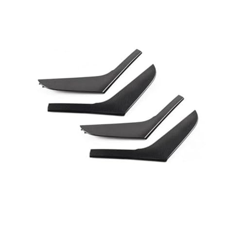 KVGAEANDNK Autoinnengriffe Auto Auto Innen Tür Griff Für Vw Für Golf 6 GTI MK6 2009-2014 Vorne Und Hinten Armlehne Abdeckung Panel Trim(1Set Carbon fiber) von KVGAEANDNK