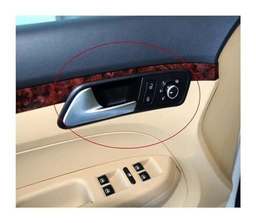 KVGAEANDNK Autoinnengriffe Auto Auto-Innentürgriffe Für VW Für Touran 2004-2013 (1T1837114C, 1T1837113D) von KVGAEANDNK