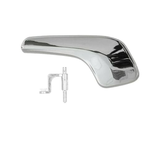 KVGAEANDNK Autoinnengriffe Auto Für Corsa D 2006-2014 13297813 13297814 Aluminium Überzogene Kunststoff Edelstahl Innen Links Rechts Türen Griff Zubehör(Left 13297813) von KVGAEANDNK