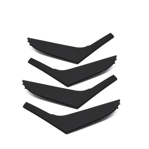 KVGAEANDNK Autoinnengriffe Auto Für Vw Für Golf 6 GTI MK6 2009-2014 4 Türen Auto Innentür Pull Griff Panel Trim Abdeckung(‎Black 4pcs Set) von KVGAEANDNK